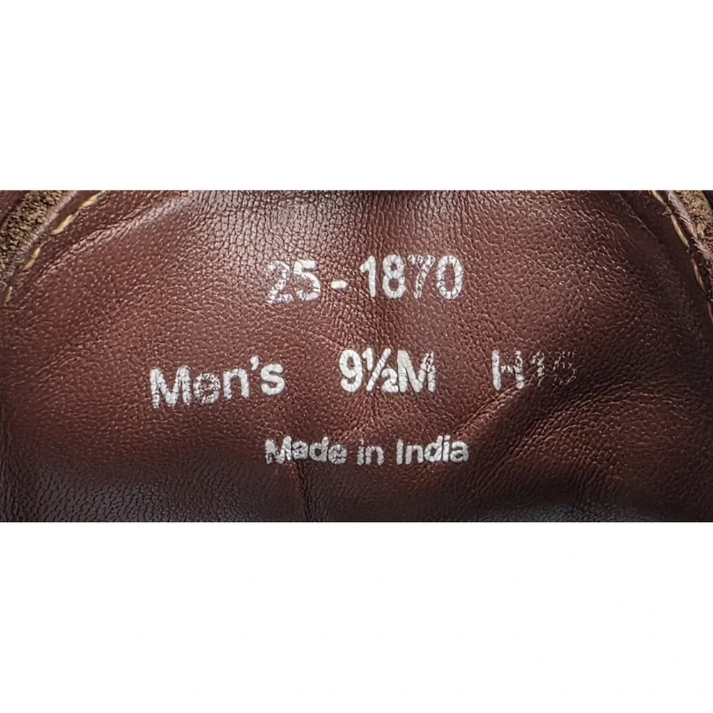 Johnston & Murphy Copeland Chukka Boots Brown Leather Mens 9.5M India